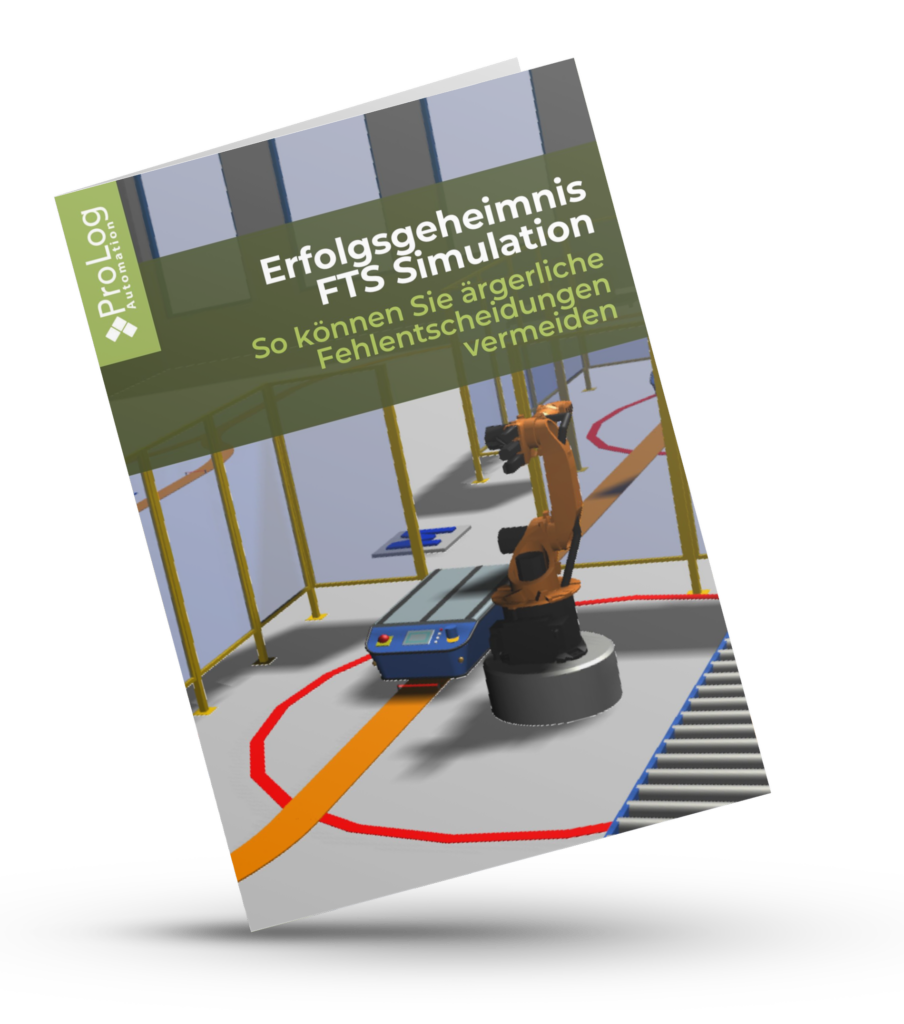 Broschüre von Prolog Automation. Erfolgsgeheimnis FTS Simulation