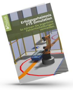 Broschüre von Prolog Automation. Erfolgsgeheimnis FTS Simulation