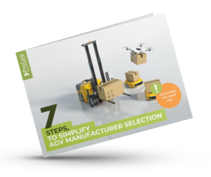 Brochure from Prolog Automation. 7 steps to help you choose an AGV manufacturer.