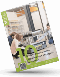 Ten Points to consider when preparing your employees for an AGV